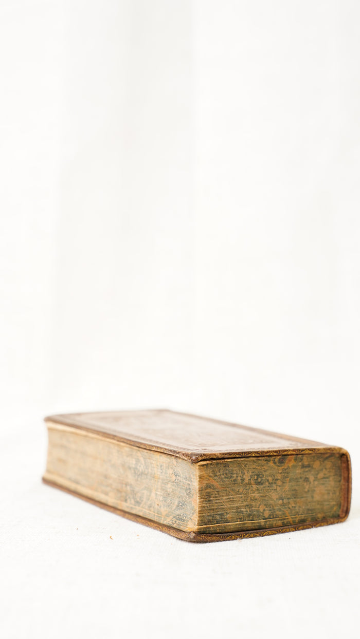 Antique Marmontel Moral Tales 1821 Full Calf Binding