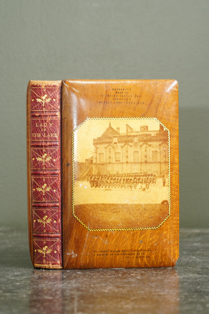 Antique Poetry The Lady of the Lake by Sir Walter Scott, Mauchline Binding Book