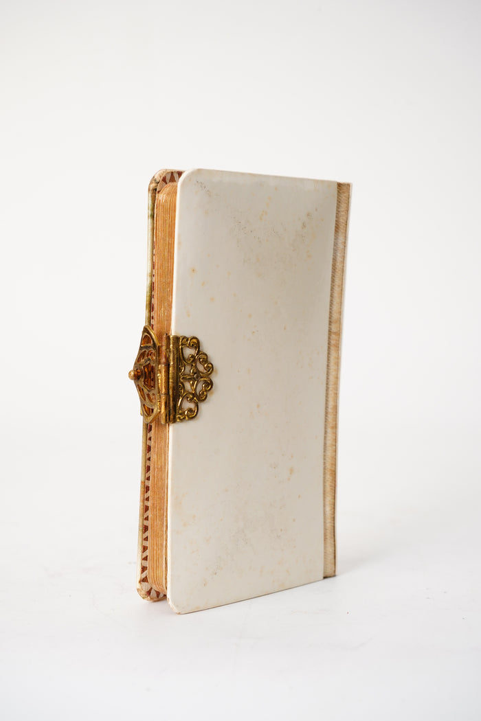Antique Portuguese First Communion Prayer Book c. 1926 Miniature Religious