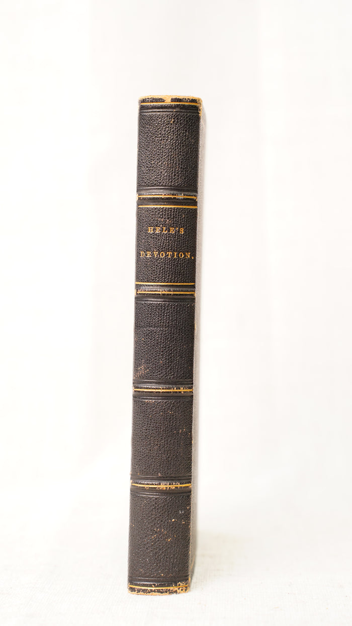 Antique Richard Hele Select Offices of Private Devotion 1833 Full Morocco