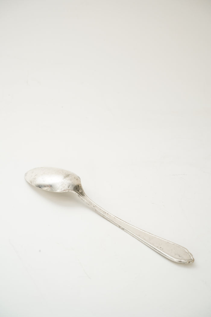 Antique Silver Plate Coffee Spoon