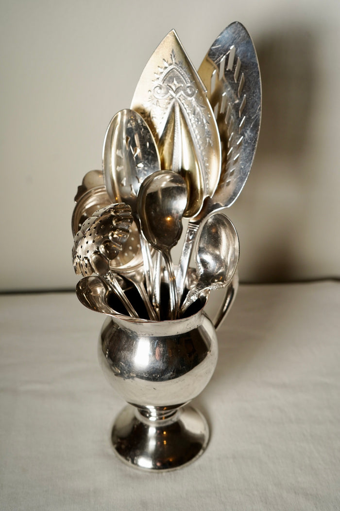 Antique Silver Plate Coffee Spoon