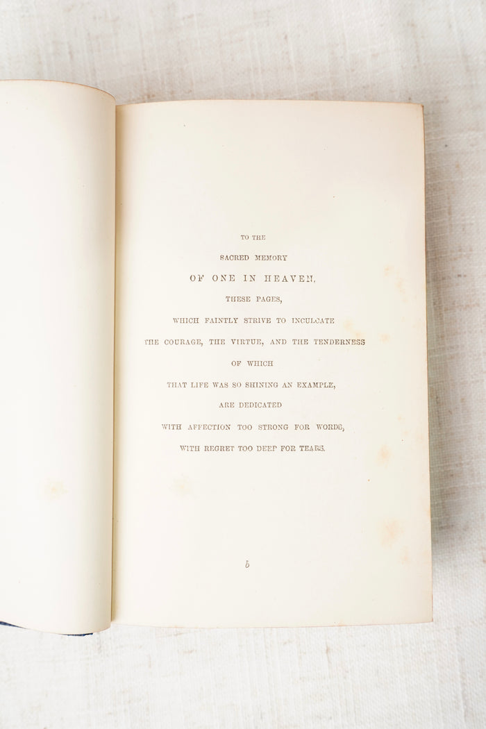Antique St. Winifred's Blue Calf Bound Victorian School Novel, 1879