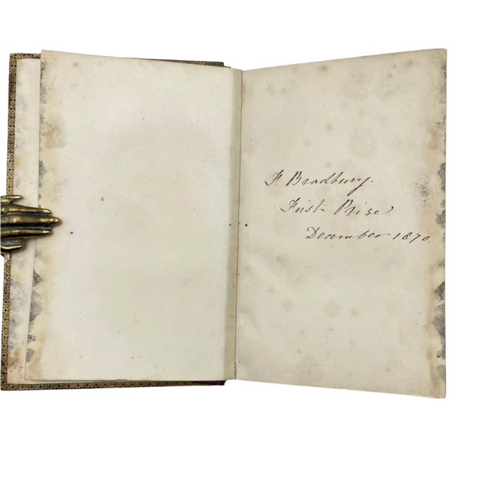 Antique The Poetical Works of Sir Walter Scott Mauchline Binding Book