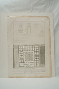 Antique Venetian Architectural Engraving, Fondaco dei Tedeschi Plan, Dionisio Moretti