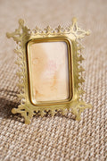 Antique Victorian Brass Picture Frame, c1890