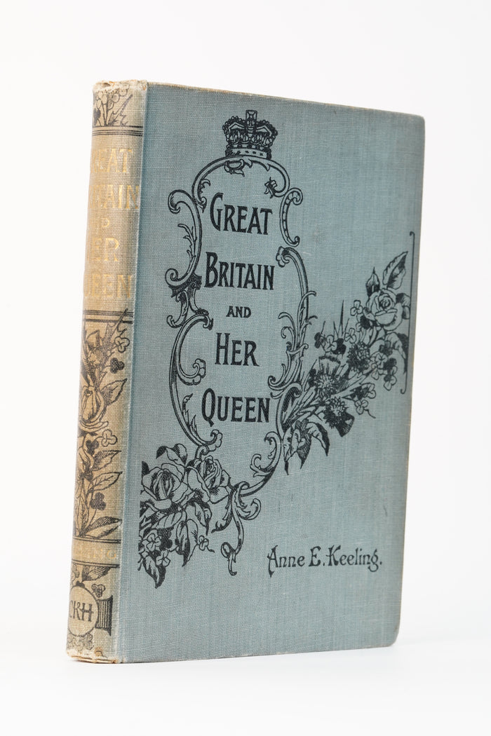 Antique Victorian History Book Great Britain and Her Queen 1897