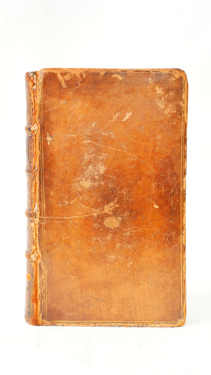 Antique Virgil Opera 1744 Brindley Leather Binding