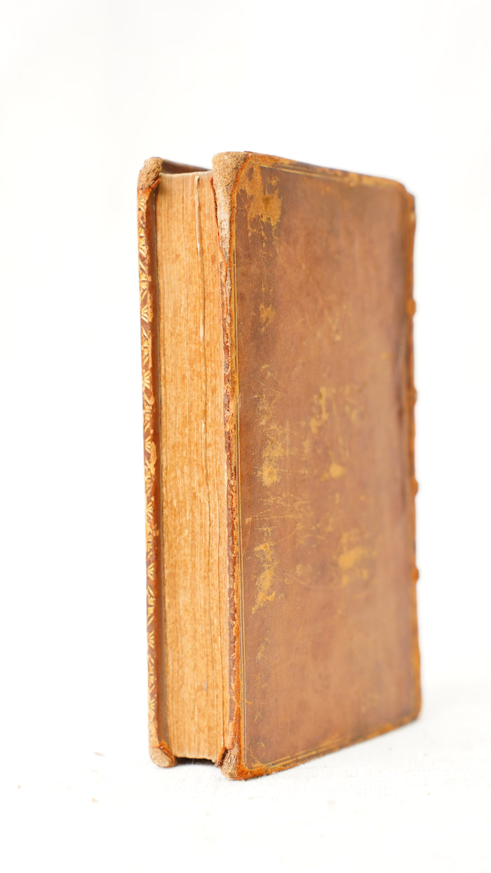 Antique Virgil Opera 1744 Brindley Leather Binding