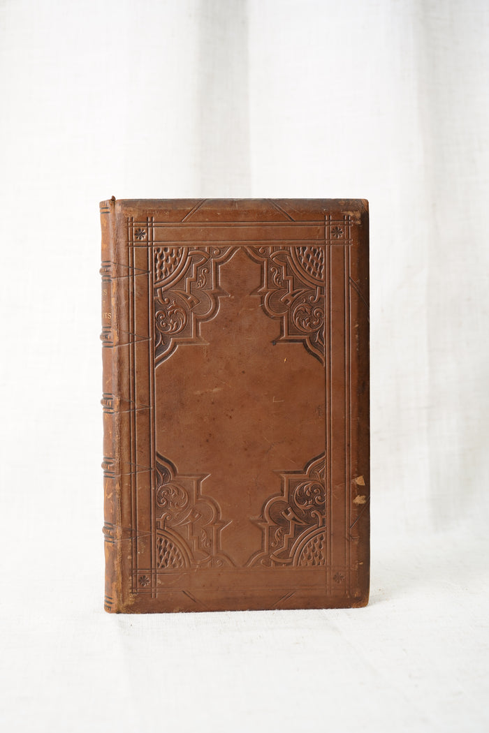 Antique Young's Night Thoughts Full Leather Eton Gift 1863
