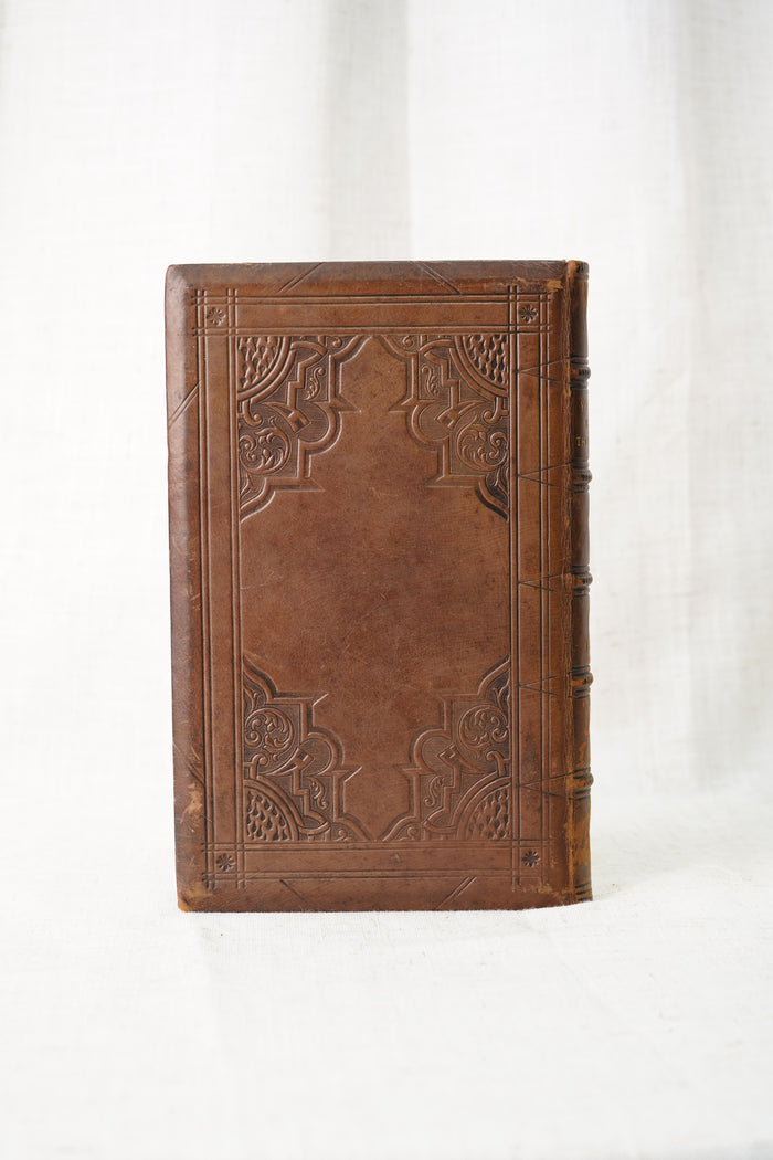Antique Young's Night Thoughts Full Leather Eton Gift 1863