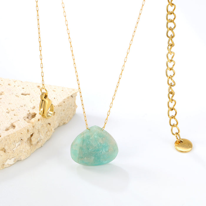 AQUAMARINE DROP Necklace