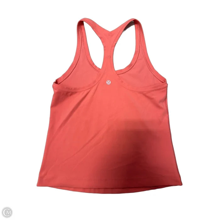 Athletic Tank Top By Lululemon In Coral, Size: S