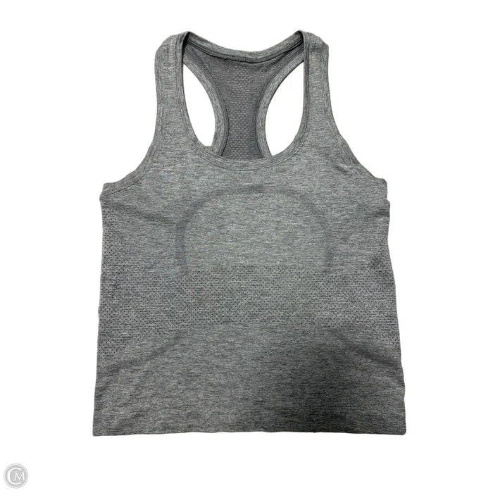 Athletic Tank Top By Lululemon In Grey, Size: S
