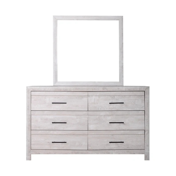 Biscayne Mirror- Driftwood