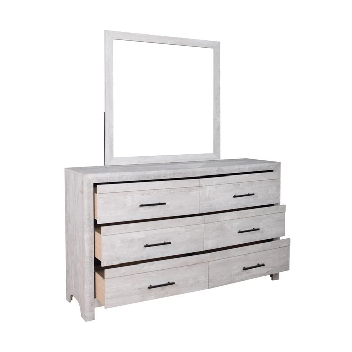 Biscayne Mirror- Driftwood