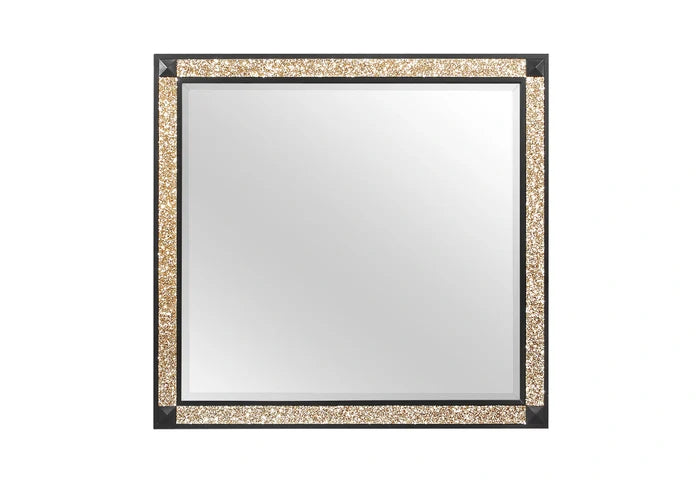 Blake Black/Gold Mirror