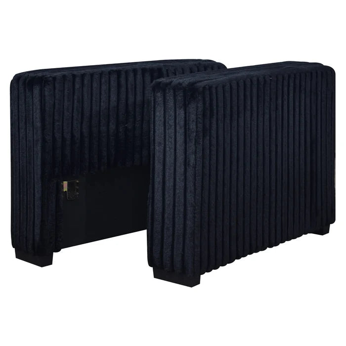 Bliss Set Of 2 Arms For Sectional-Midnight