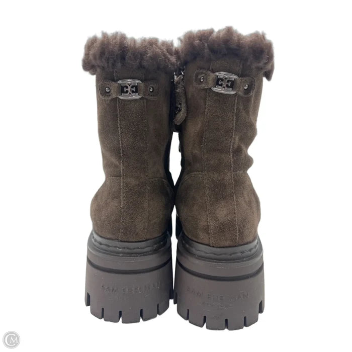 Boots Ankle Flats By Sam Edelman In Brown, Size: 7