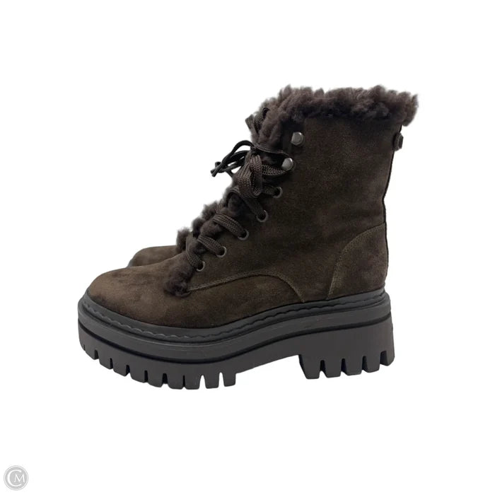 Boots Ankle Flats By Sam Edelman In Brown, Size: 7