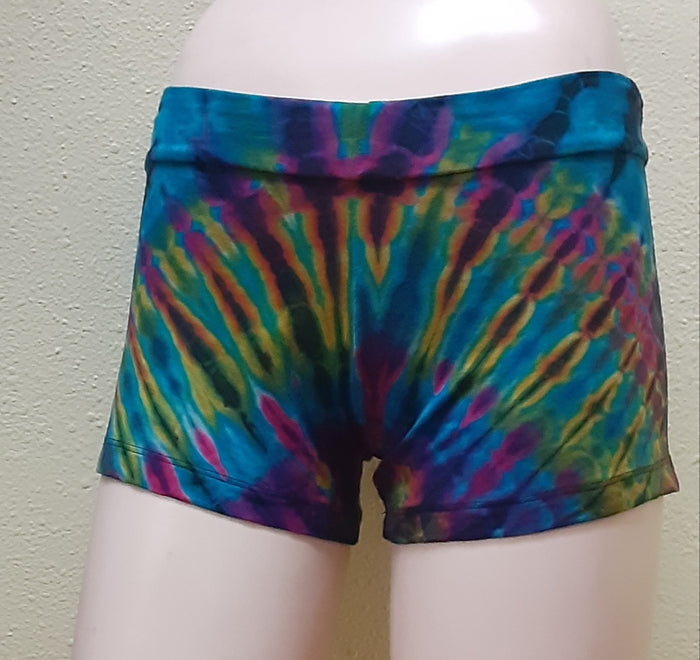 Booty Shorts ~ Tie-Dye ~ Teal