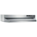 Broan 40000 Series 30-in. Ducted Under Cabinet Range Hood, with 210 MAX Blower CFM in Stainless Steel (403004) main image.