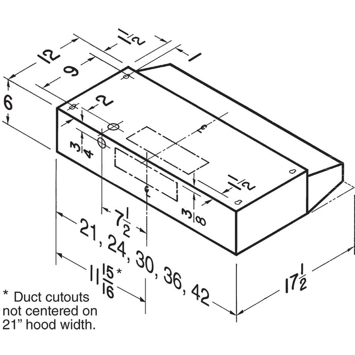 Broan 40000 Series 30-in. Ducted Under Cabinet Range Hood, with 210 MAX Blower CFM in Stainless Steel (403004)