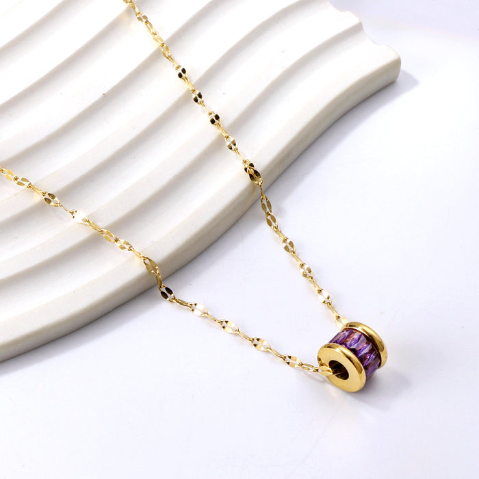 BULVARI Necklace - PURPLE