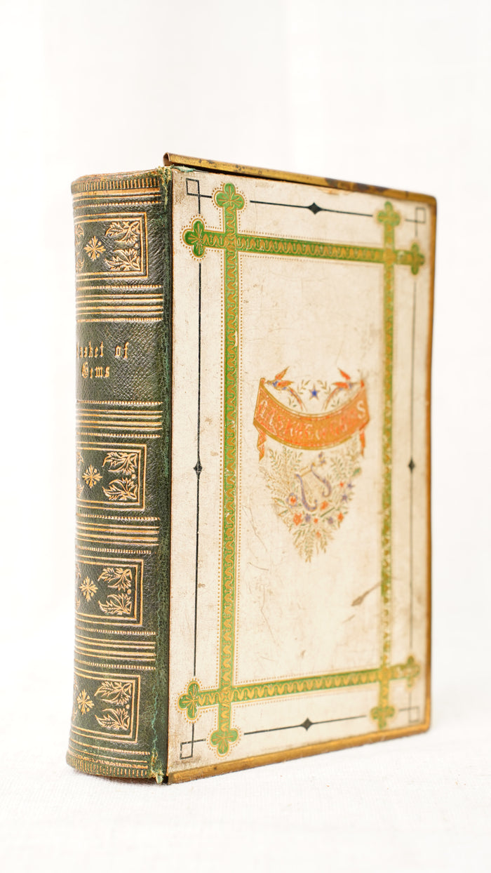 Casquet of Gems 1874 Antique Celluloid Poetry Book