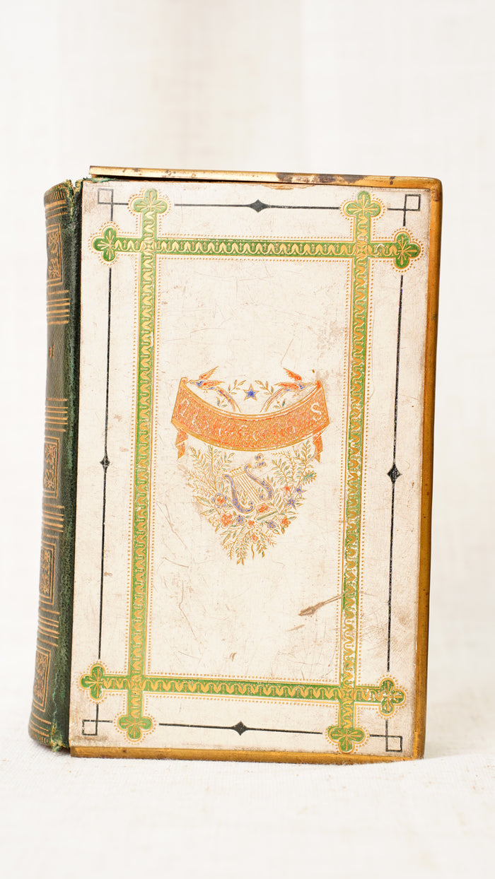 Casquet of Gems 1874 Antique Celluloid Poetry Book