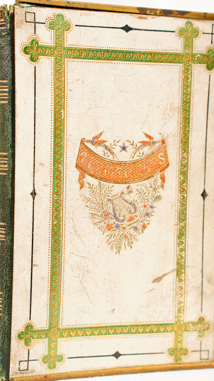 Casquet of Gems 1874 Antique Celluloid Poetry Book