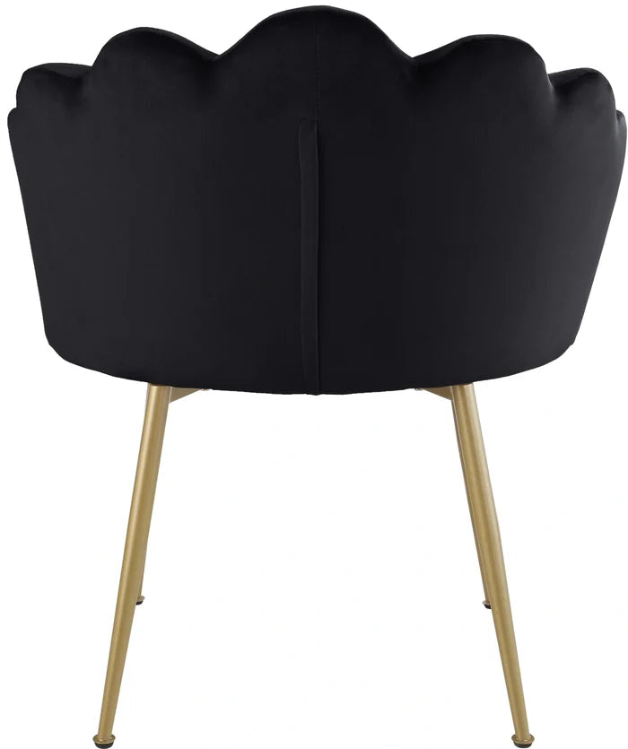 Claire Black Velvet Dining Chair