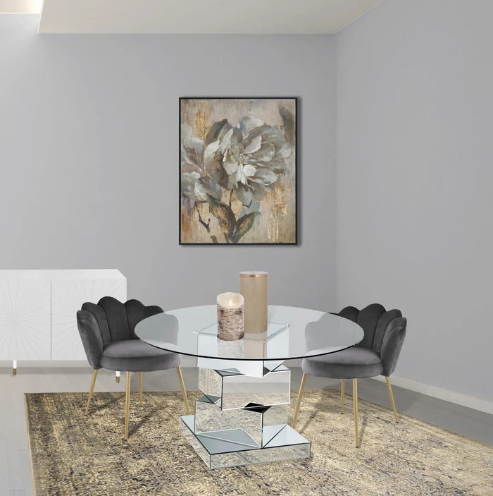 Claire Grey Velvet Dining Chair