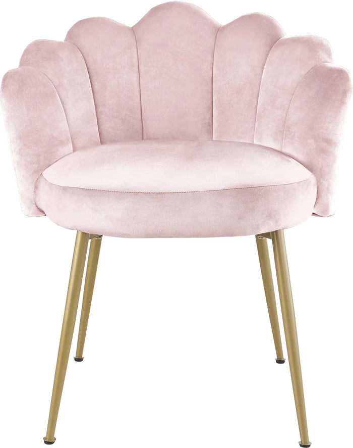 Claire Pink Velvet Dining Chair