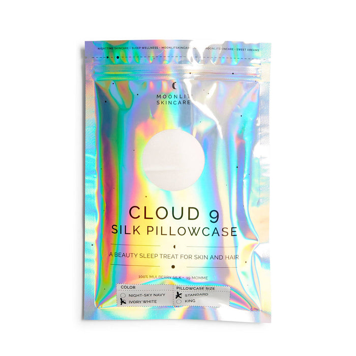 Cloud 9 Silk Pillowcase - IVORY WHITE: King