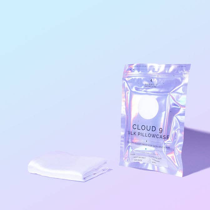 Cloud 9 Silk Pillowcase - IVORY WHITE: King