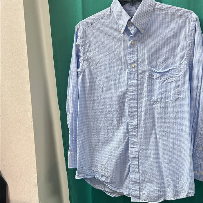 Club Room Men's Light Blue Button Down Shirt