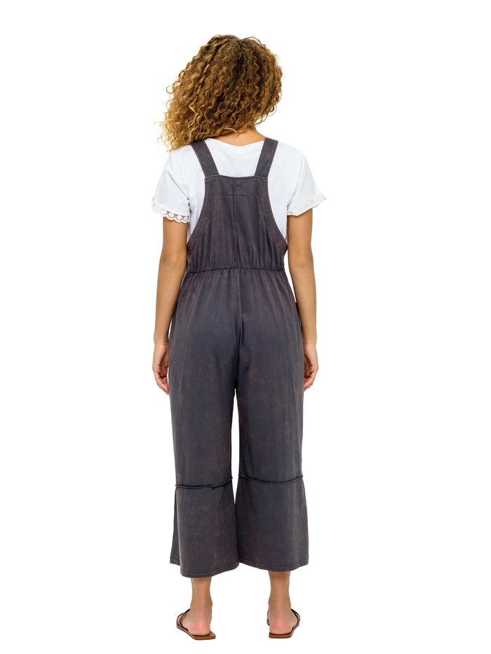 Comfy Cotton Overalls ~ Gray