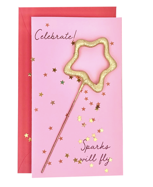 Confetti Sparkler Cards Celebrate!