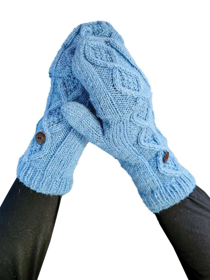 Convertible Mittens to Fingerless Gloves ~ 3 Colors