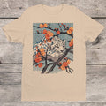 Cotton T-Shirt ~ Leopard in a Plum Tree