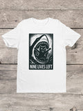 Cotton T-Shirt ~ Nine Lives Left!