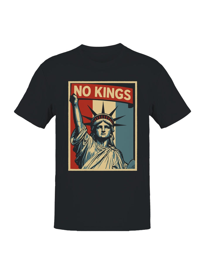 Cotton T-Shirt ~ No Kings!