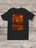 Cotton T-Shirt ~ Starry Halloween Night!