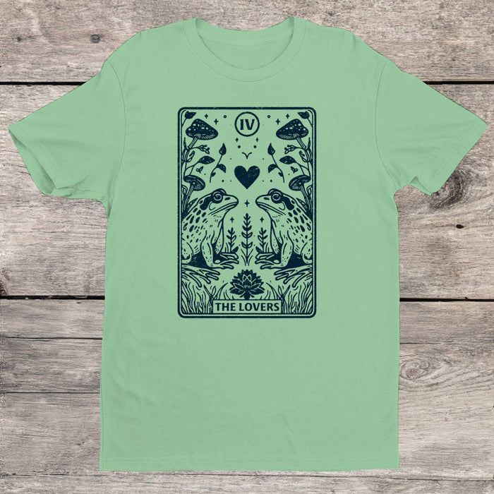Cotton T-Shirt ~ The Lovers ~ Mint Green