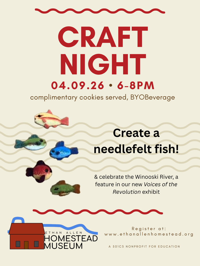 Craft Night -- Needlefelt Fish 4/9/26