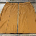 d. jeans Tan Pencil Skirt with Front Zipper size 6