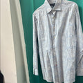 Daniel Cremieux Light Blue Floral Dress Shirt Medium