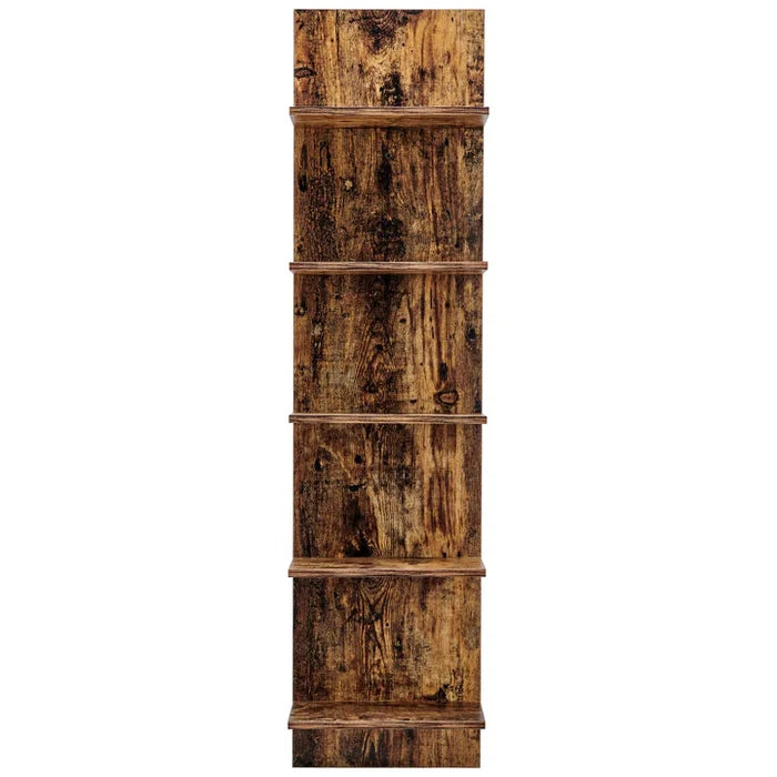 Danya B Five-Tier Wide Column Wall Shelf main image.