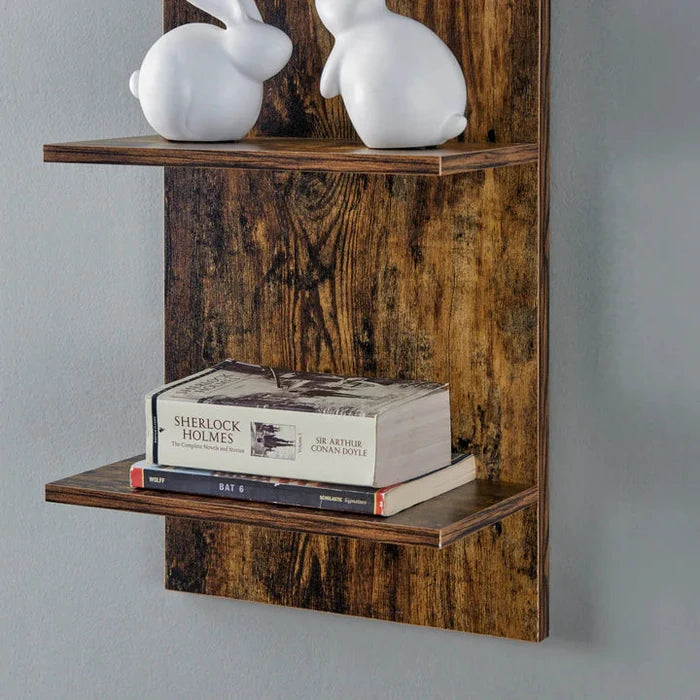 Danya B Five-Tier Wide Column Wall Shelf